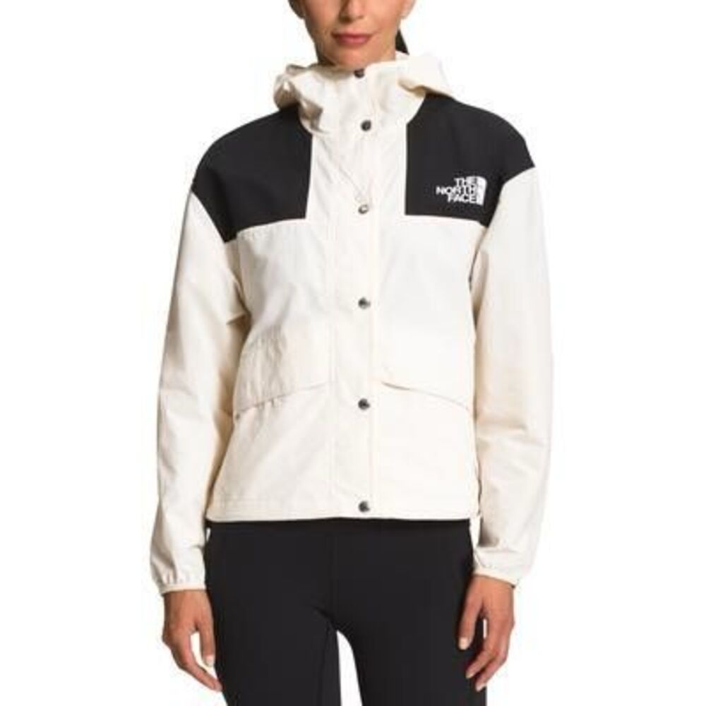 The North Face Inc Women's '86 Mountain Wind Jacket in White/Gardenia Size Small